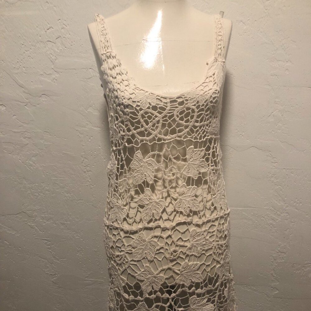 BEAUTIFUL Cream /white off coverup dress